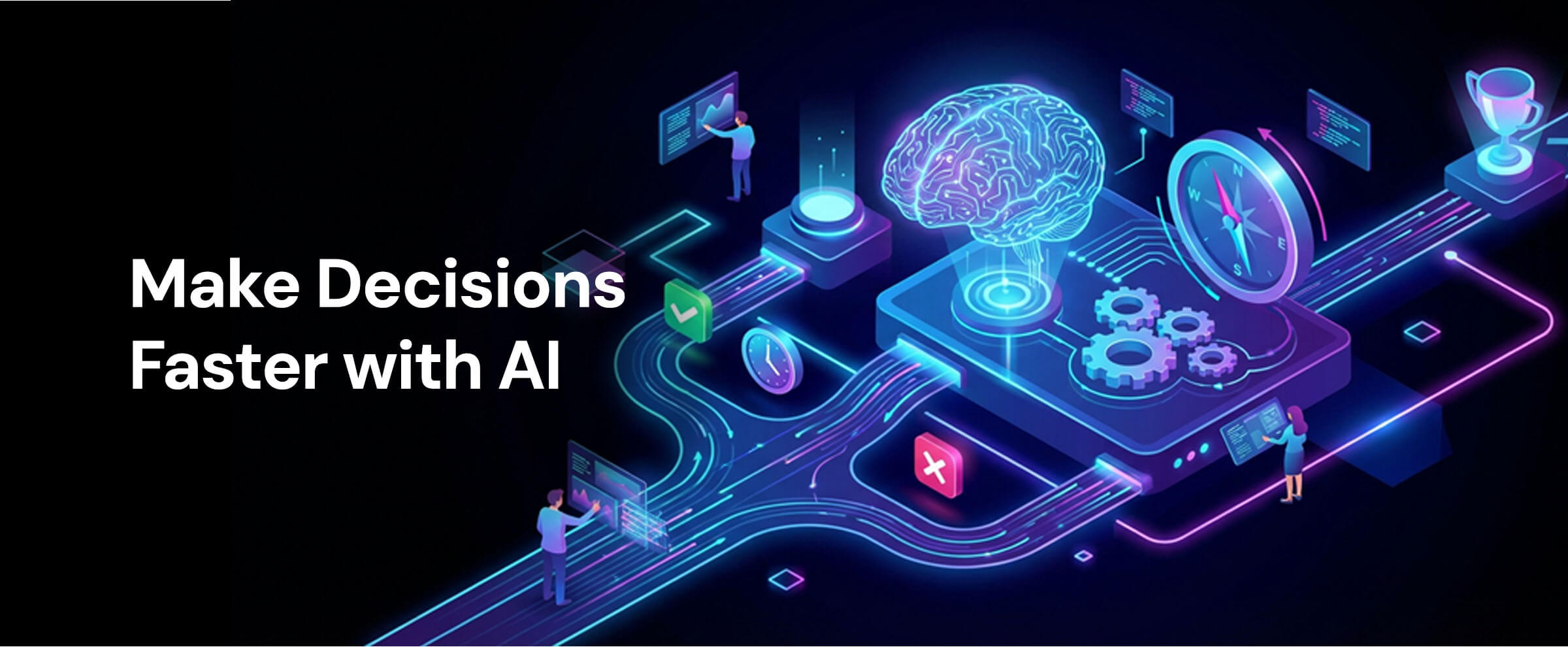 make decisions faster with AI