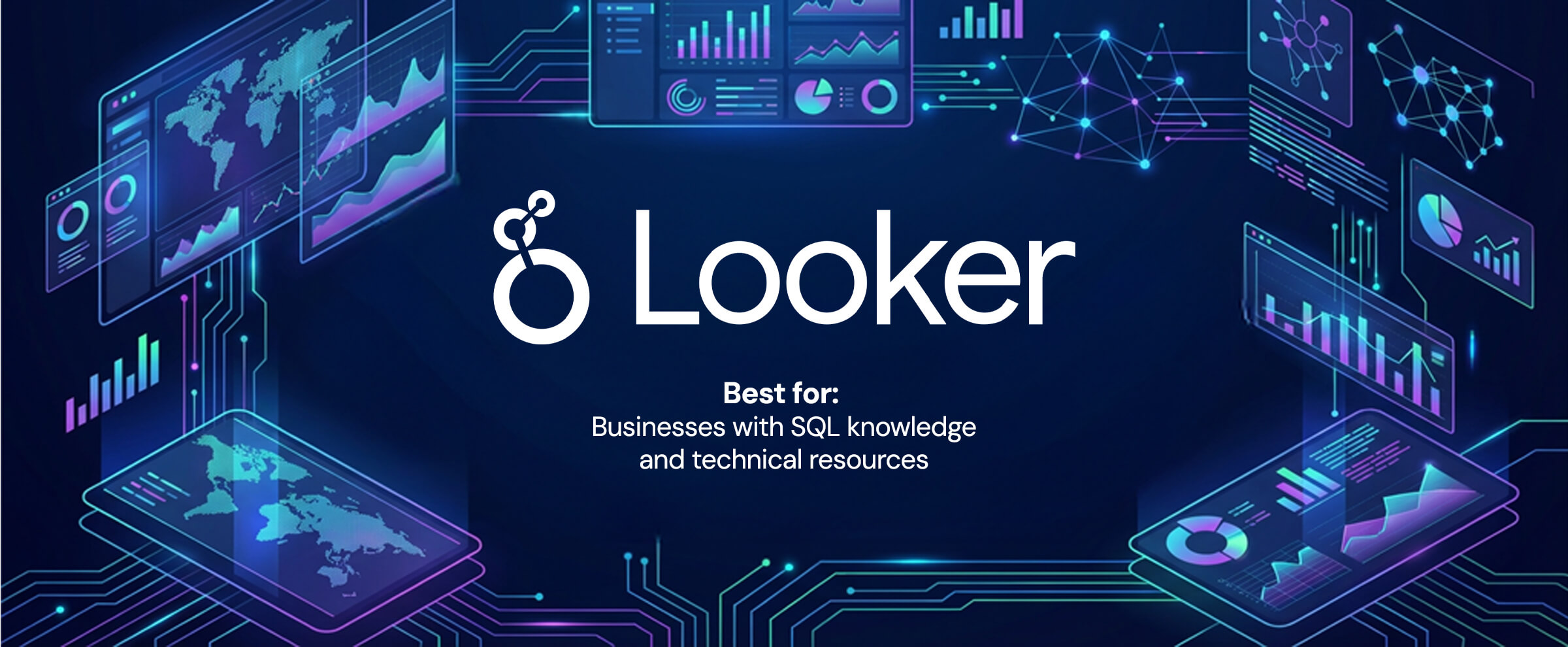 looker best for businesses with SQL knowledge and technical resources